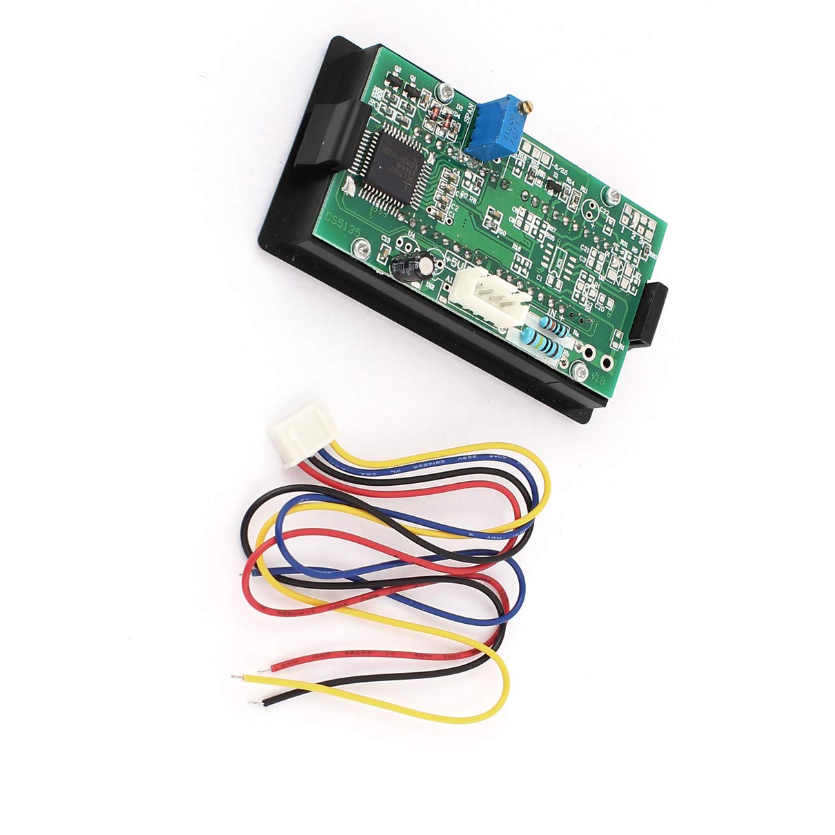 Aexit Visor LED vermelho 4 dígitos DC 0-20V Voltímetro do medidor